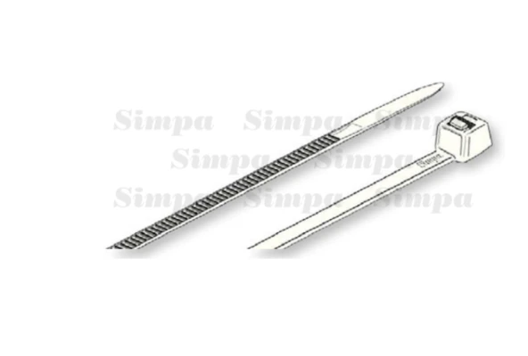 Simpa SP-KBB/3,6x292 3,6x292 Beyaz Kablo Bağı Beyaz, 1000 Adet ürün görseli 1