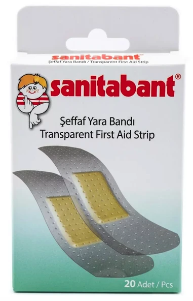 Sanitabant Şeffaf Yara Bandı 20li (610) ürün görseli 1