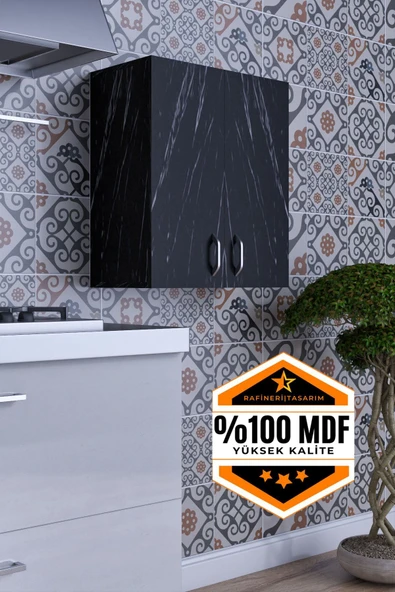 rafineritasarım Rafineri Moza Çok Amaçlı Dolap Kapaklı Mutfak Balkon Banyo Mdf ürün görseli 1