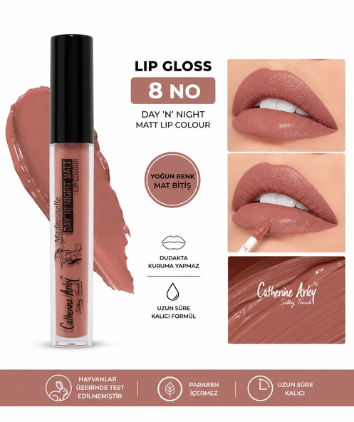 CATHERİNA ARLEY LİP COLORS NO 8 ürün görseli 1