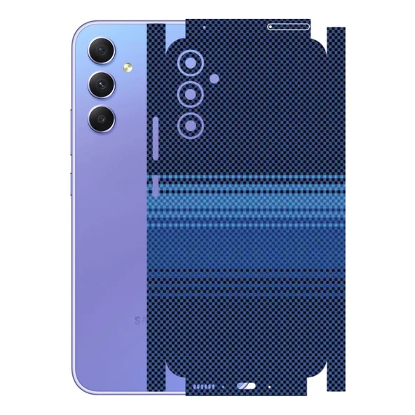 Kapps Samsung Galaxy A34 ile Uyumlu Rainbow Serisi Premium Kaplama 360  Mavi ürün görseli 1