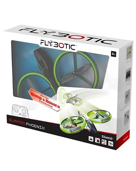 Silverlit Flybotic Bumper Phoenix Koruma Halkalı Şarjlı Uzaktan Kumandalı Drone 84814 ürün görseli 1