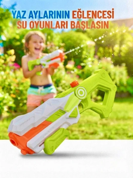 Dev Boy 62 cm Su Tabancası - 1000 ml Su Haznesi ile Yazın En Eğlenceli Savaşları Başlasın! ürün görseli 1
