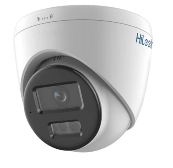 Hilook IPC-T249HA-LUF-Sl 4MP 2.8mm ColorVu Çift Yönlü Sesli IP Dome Kamera ürün görseli 1