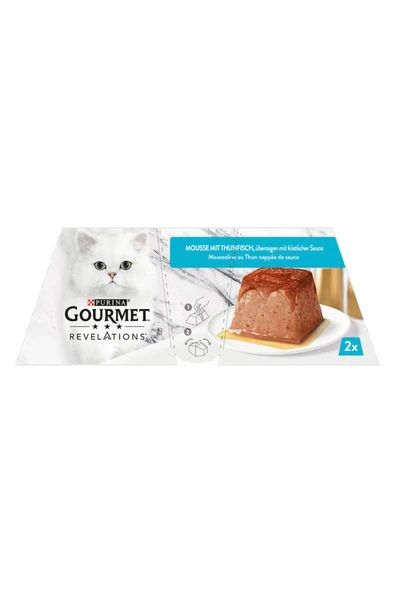Gourmet Revelations Ton Balıklı ve Soslu Kedi Maması 2x57GR :114Gr ürün görseli 1