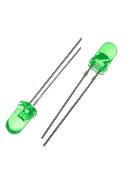 20 Adet 5mm Yeşil Led 400-500 Mcd ürün görseli 1