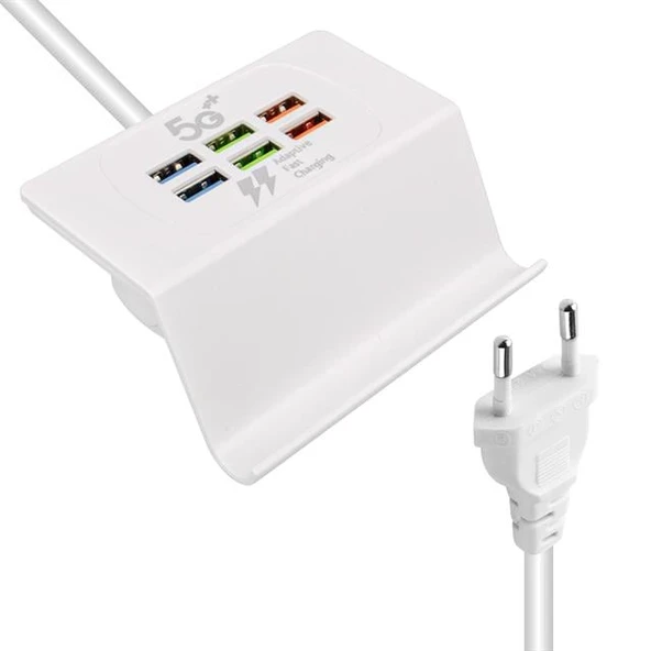 Powermaster 6 USB'li 3.1A Şarj Standı ürün görseli 1