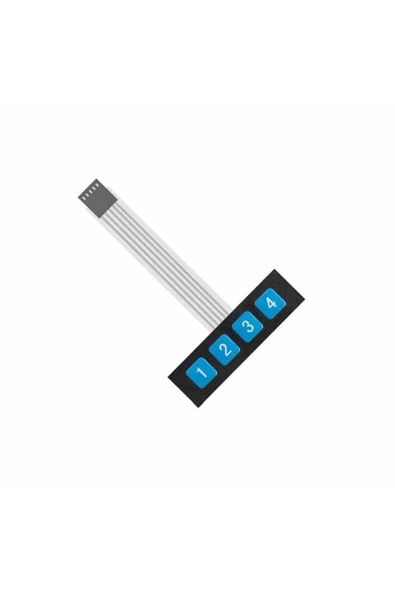 1X4 Membran Tuş Takımı Keypad ürün görseli 1