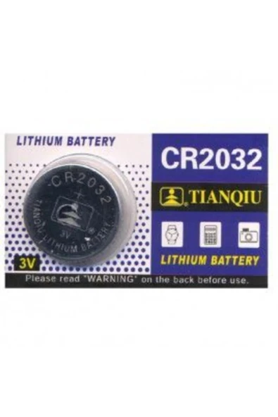 Cr 2032 Yuvarlak 3v Pil.1 Adet. ürün görseli 1