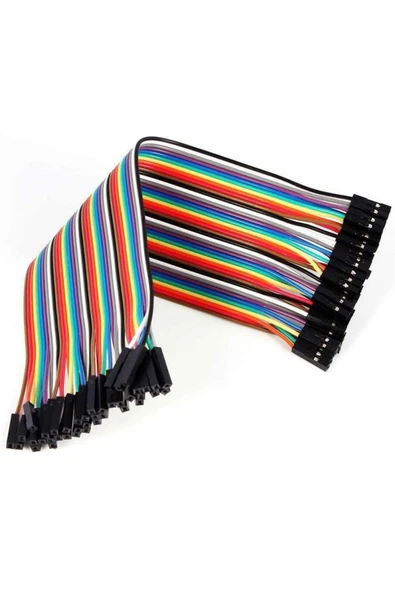 20cm 40Pin Ayrılabilen Dişi Dişi Jumper Kablo ürün görseli 1