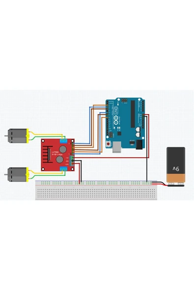 L298N Motor Sürücü Kartı - Resim 5