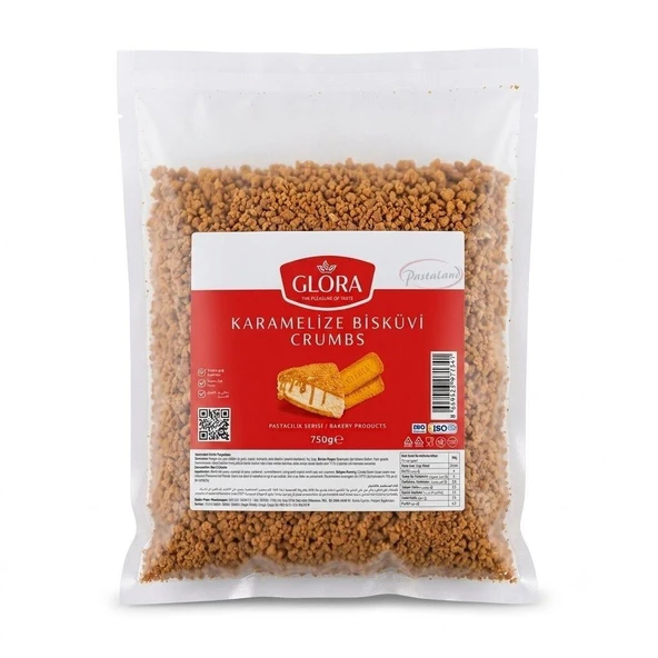Glora Karamelize Bisküvi Kırıntısı 750g ürün görseli 1