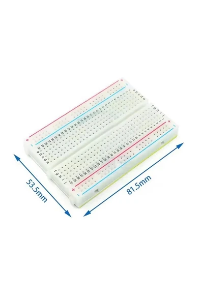 Orta Boy Breadboard 400 Pin Hücre Bread Board Protoboard Proto - Resim 5