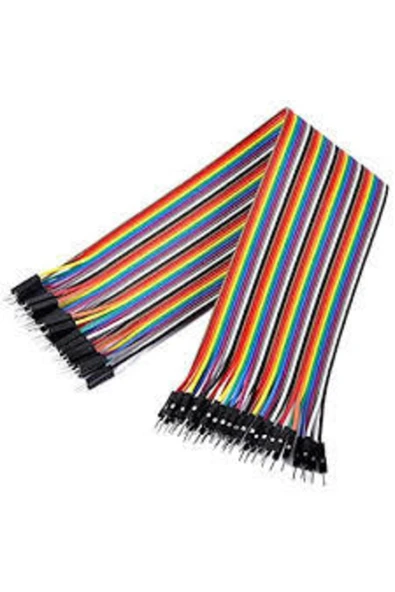 40 Pin Ayrılabilen Erkek - Erkek M - M Jumper Kablo - 30cm ürün görseli 1