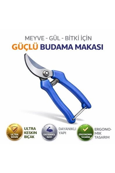 Bahçe & Bitki İçin Profesyonel Budama Makası ürün görseli 1