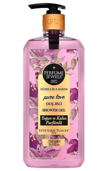 Eyüp Sabri Tuncer Perfume Jewels Pure Love Duş Jeli 750 ml ürün görseli 1