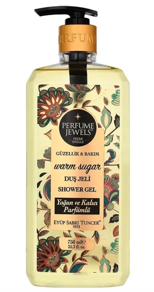 Eyüp Sabri Tuncer Perfume Jewels Warm Sugar Duş Jeli 750 ml ürün görseli 1
