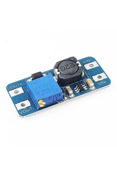 MT3608 2A DC-DC Voltaj Yükseltici Modül Ayarlanabilir Boost Converter 2V-24V Giriş / 5V-28V Çıkış ürün görseli 1