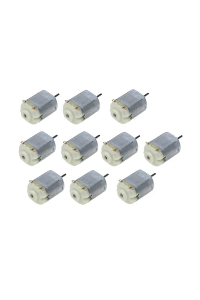 10 Adet Eğitici Deney Motoru - 3v Dc Mini Motor - Elektrik Motoru D.m ürün görseli 1