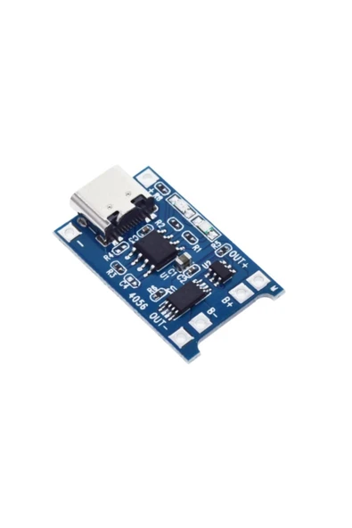 Tp4056 Lityum Pil Şarj Modülü - 5v/1a - Type C - Resim 4