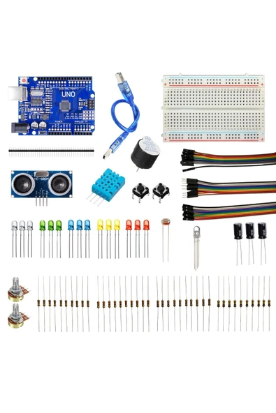 Arduino Uno Proje Başlangıç Seti - 24 Parça 100 Adet ürün görseli 1
