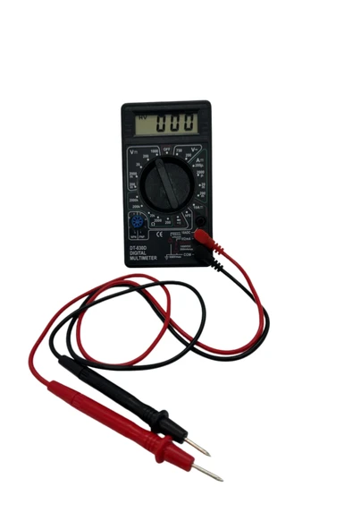 Siyah Dt-830d Dijital Multimetre Avometre Ölçü Aleti (9V PİL DAHİL) - Multimetre - 2 Yıl ürün görseli 1