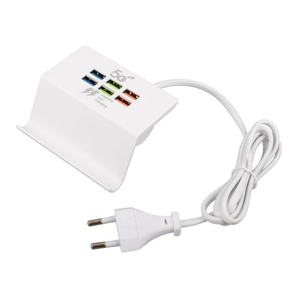 Powermaster 6 USB'li 3.1A Şarj Standı - Resim 3
