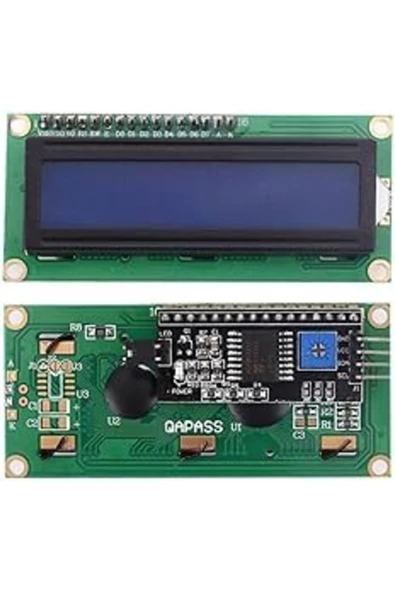 Arduino 2x16 Lcd Ekran (I2C MODÜLLÜ) ürün görseli 1