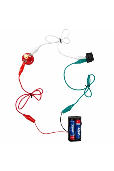 Mini Ampül Deney Seti. Pratik Tak-Çıkar Elektrik Devresi Seti – Lehim ve Tornavida Gerektirmeyen Eğitim Kiti ürün görseli 1