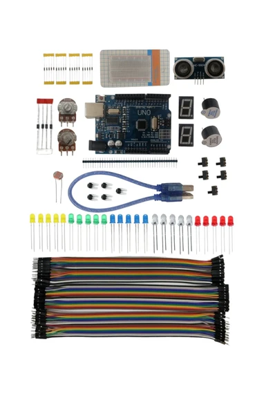 UNO 101 Parça Geliştirme Seti Elektronik Eğitim ve Proje Kiti ürün görseli 1