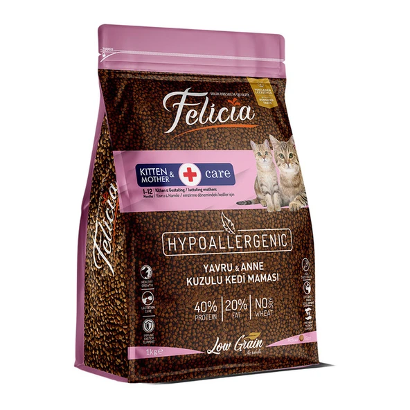 Felicia Felicia Hypoallergenic Kuzulu Yavru Anne Kedi Maması 1 Kg ürün görseli 1