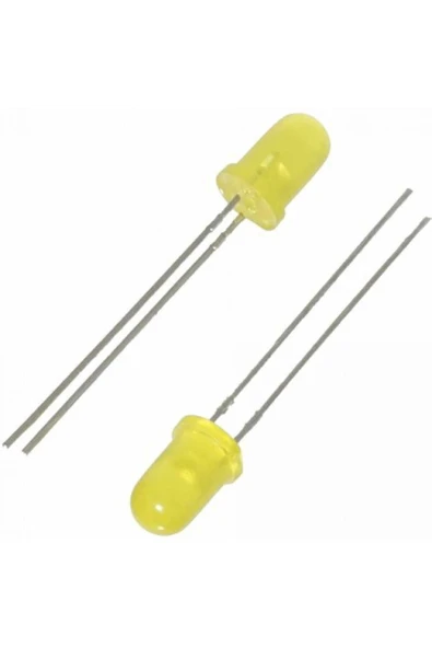 5mm Sarı Led Paketi - 10adet ürün görseli 1