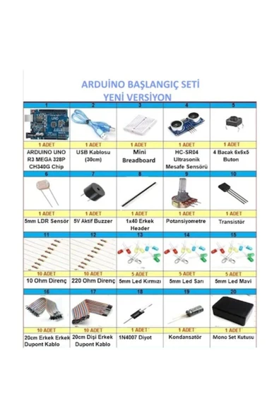 Uno Başlangıç Seti 68 Parça Yeni Versiyon - Resim 2