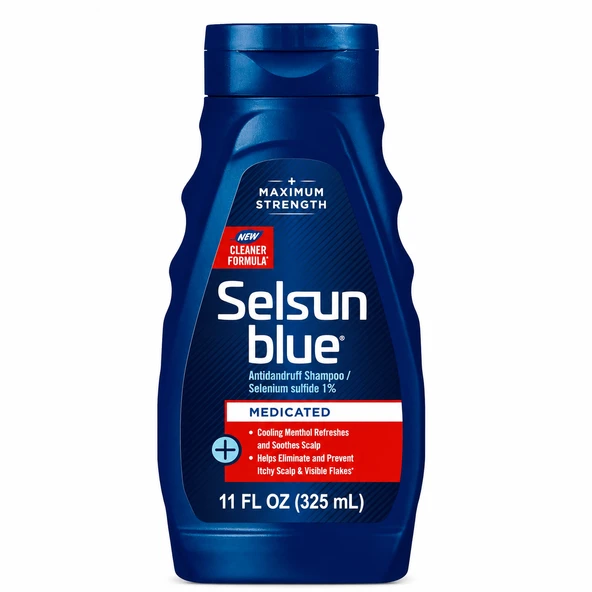Selsun Blue Medicated Maximum Strength Kepek Karşıtı Mentollü Şampuan 325 Ml ürün görseli 1