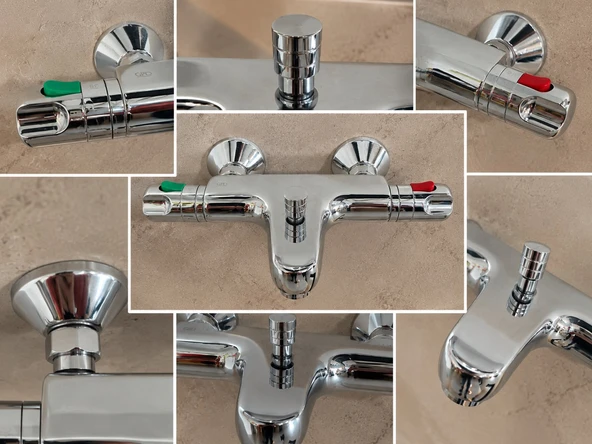 GPD TBB01 Termostatik Banyo Bataryası - Resim 4
