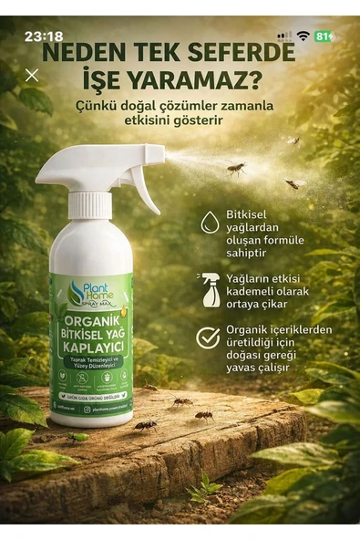 Bitkisel Yağ Bazlı Organik Böcek Kovucu – Kimyasal İçermez ürün görseli 1