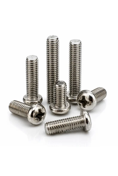 10 ADET M5 35mm Yıldız Silindir Başlı Civata (5mm çap 35mm boy) ürün görseli 1