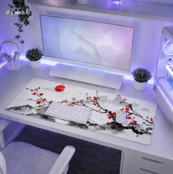 DLG Red Sakura Mousepad ürün görseli 1
