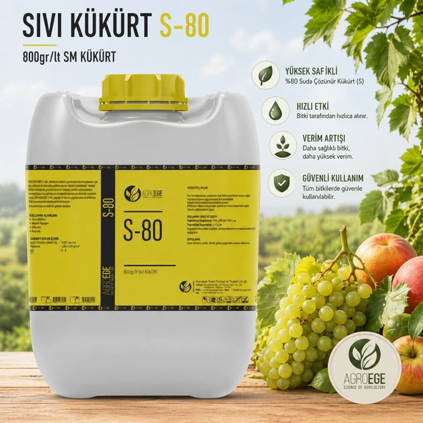 Bosteer Sıvı Kükürt S-80 (20 lt ) ürün görseli 1