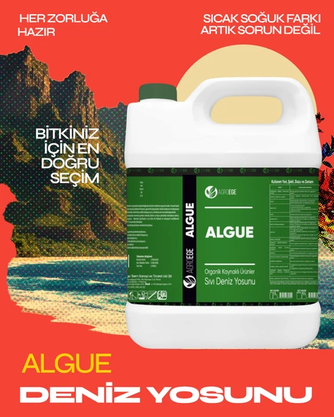 İthal Sıvı Deniz Yosunu Algue Gübre 5 Lt ürün görseli 1