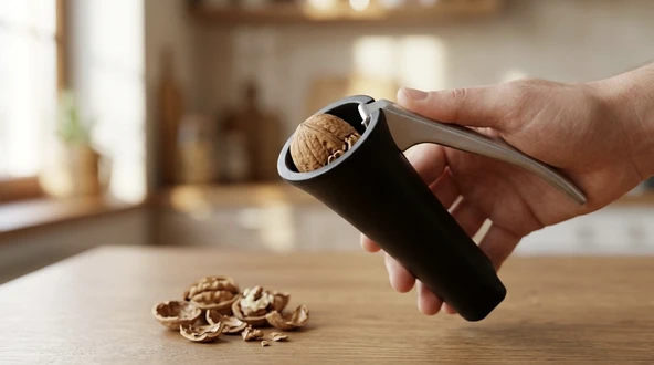 Lüx Döküm Ceviz ve Fındık Kıracağı - Ergonomik Hazneli Ceviz Kırıcı ürün görseli 1