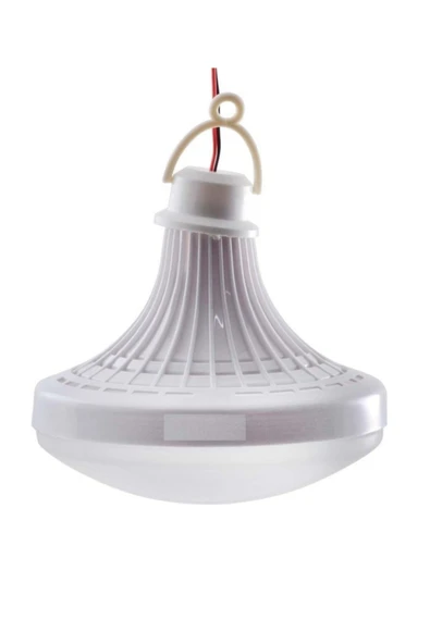 24V Akü Bağlantılı Seyyar LED Lamba Ampul - 4 Metre Kablolu Mandallı Kamp Ve Oto Tamir Aydınlatması ürün görseli 1