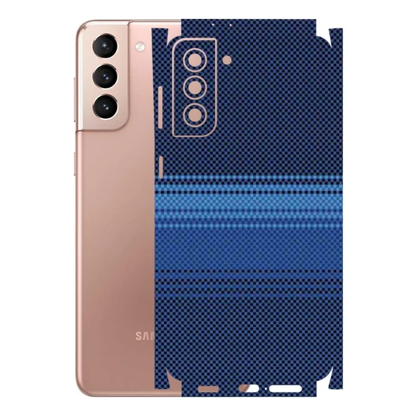 Kapps Samsung Galaxy S21 Plus ile Uyumlu Rainbow Serisi Premium Kaplama 360  Mavi ürün görseli 1