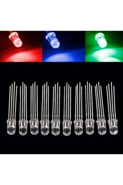Rgb Led 10 Adet ürün görseli 1