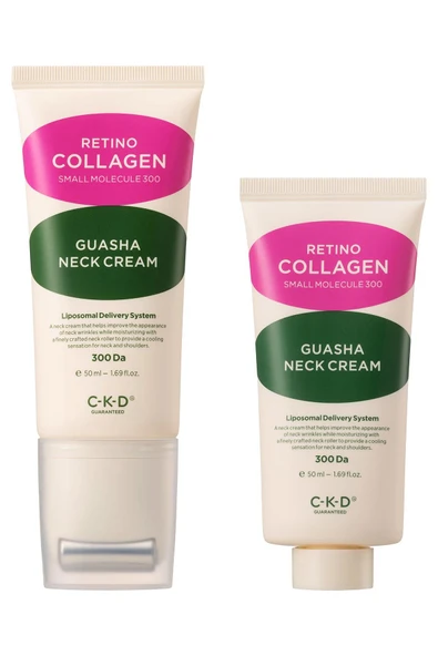 CKD Retino Collagen Collagen Gua Sha Masaj Başlıklı Boyun Kremi 2x50ML ürün görseli 1