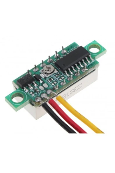 Dijital Voltmetre Dc : 0-100v - Gerilim Ölçer - Resim 3