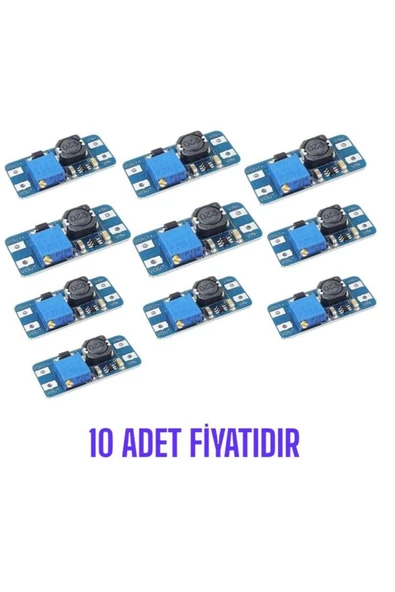 MT3608 Ayarlanabilir Voltaj Yükseltici Kart - 10 ADET ürün görseli 1