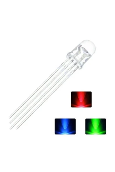 5 Adet 5mm Rgb Led ürün görseli 1