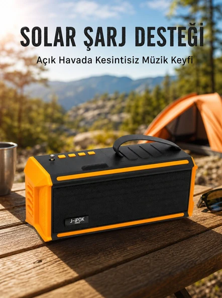 J-IPOX P520 Taşınabilir Bluetooth Hoparlör Güçlü Ses + Radyo Yeni Nesil ürün görseli 1