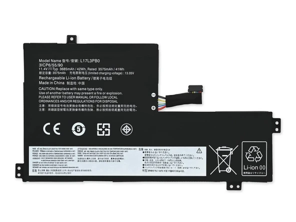 RETRO Lenovo L17L3PB0 Notebook Bataryası - Ver.1 ürün görseli 1